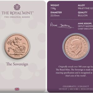 GRAN BRETAGNA - STERLINA INGLESE 2024 CARLO III BLISTER